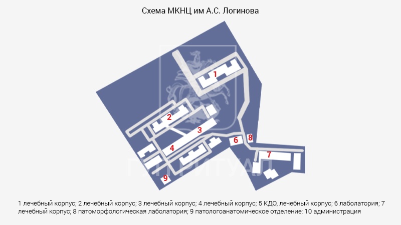 Схема морга городской клинической больницы № 60