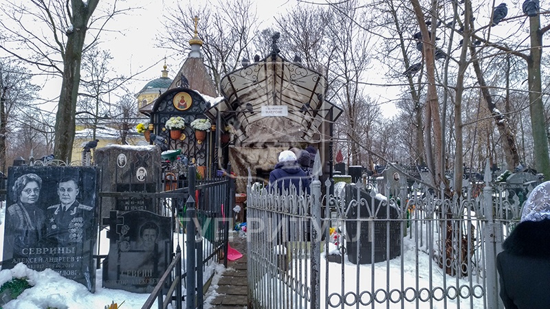 Могила Матроны Московской на Даниловском кладбище, фото 3